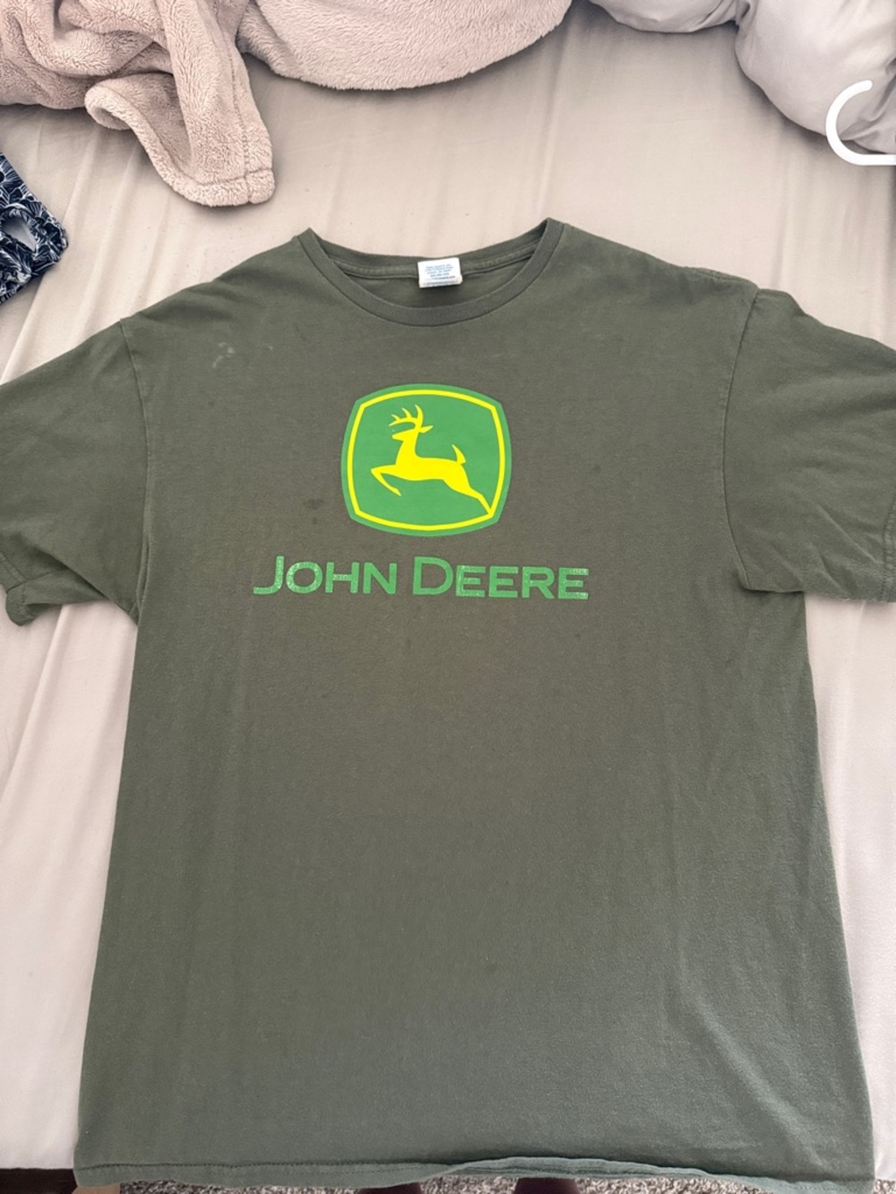 John Deere Green T-Shirt with Yellow Logo